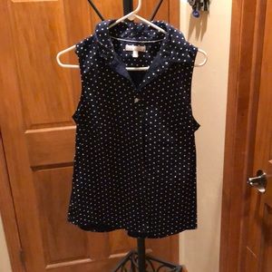 Sleeveless shirt women’s size 12